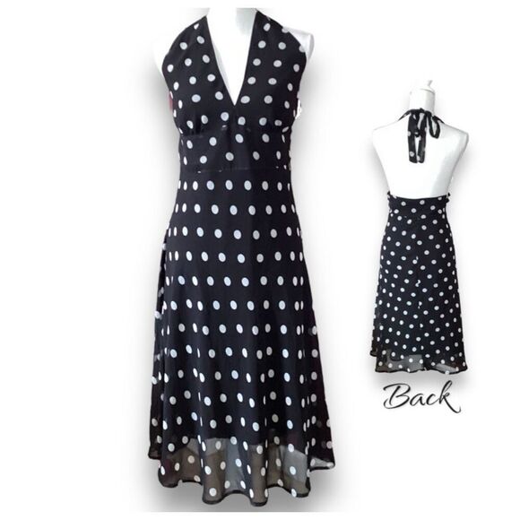 DCC Missy Halter 1950s Retro Classic Pinup Girl Rockabilly Style Polka Dot Swing - Picture 11 of 11